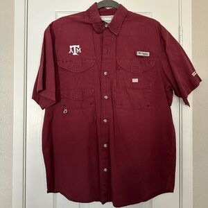 Columbia Men's Maroon Texas A&M Shirt